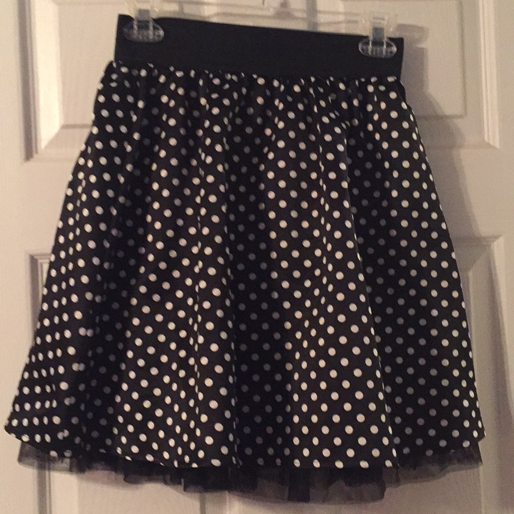 Polka dot skirt